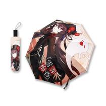 Guarda-chuva Genshin Impact Hutao Anime à prova de vento à prova de vento à prova d'água