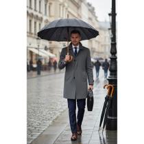 Guarda-Chuva Grande Automático Preto Reforçado 2 Peças