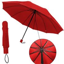 Guarda-chuva Grande Comporta Duas pessoas Com 140cm Aberto Contra Vento Reforçado