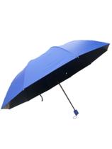 Guarda-chuva grande função de contra vento e proteção solar (azul marinho) - Rhea acessorios