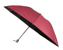 Guarda-chuva grande função de contra vento e proteção solar (vinho) - Rhea acessorios