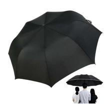 Guarda Chuva Grande Reforçado Automático Contra Vento Estojo