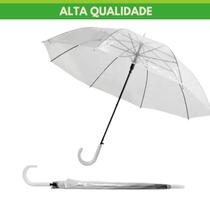 Guarda Chuva Grande Transparente Automático Reforçado