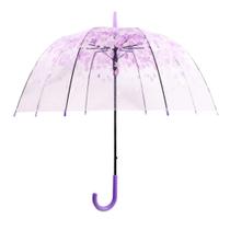 Guarda-chuva Gxybb Cherry Blossoms Transparente Bubble Purple Guarda-chuva Gxybb Cherry Blossoms Transparente Bubble Purple
