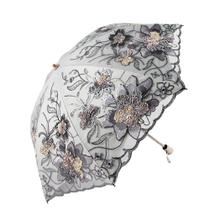 Guarda-chuva Honeystore Wedding Lace Sun UV Parasol 1812 Grey