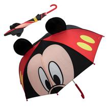 Guarda-Chuva Infantil 3D Mickey Mouse Orelinhas - TUUT