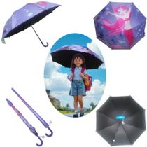 Guarda Chuva Infantil Automático com Proteção Solar Estampas Divertidas Guarda Chuva Infantil Automático com Proteção Solar Estampas Divertidas