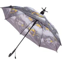 Guarda Chuva Infantil Automático Menino Com Apito e Copinho