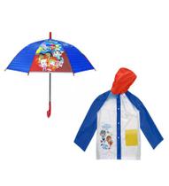 Guarda-Chuva Infantil + Capa de Chuva Os Aventureiros- Semax