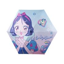 Guarda-chuva Infantil Disney Branca De Neve Sereia Com Proteção UV, Portátil, Desenho Animado,