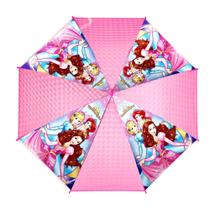 Guarda chuva infantil princesas cabo longo sombrinha pr072mt - SEMAX