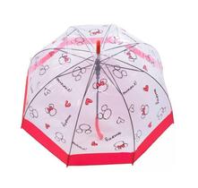 Guarda Chuva Infantil Transparente E Vermelho Minnie Guarda Chuva Infantil Transparente E Vermelho Minnie