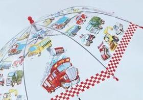 Guarda chuva infantil - transparente estampado automático Guarda chuva infantil - transparente estampado automático