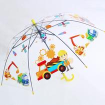 Guarda chuva infantil - transparente estampado automático