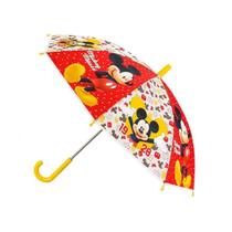 Guarda Chuva Infantil Vermelho Amarelo Mickey Disney