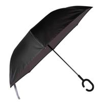 Guarda Chuva Invertido Mor 2 Cores Fácil Fechamento Botão Abrir Guarda Chuva Invertido Mor 2 Cores Fácil Fechamento Botão Abrir