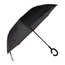 Guarda Chuva Invertido Preto E Cinza - Mor