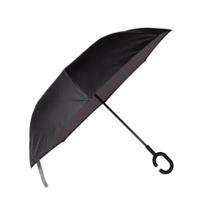 Guarda-Chuva Invertido Preto e Cinza Ref.3781 Mor