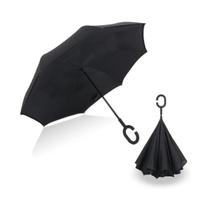 Guarda Chuva Invertido Preto Grande Impermeável Arsoa Guarda Chuva Invertido Preto Grande Impermeável Arsoa