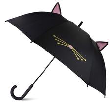 Guarda-chuva kate spade new york leve com design de gato preto Guarda-chuva kate spade new york leve com design de gato preto