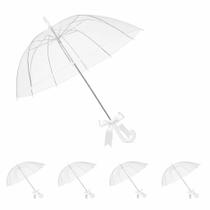 Guarda-chuva Kyavyrto Transparente POE Abertura Automática Aço Inoxidável