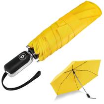 Guarda-chuva LEAGERA Automatic Dobrable Pocket Flat Travel Yellow