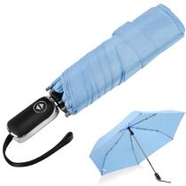Guarda-chuva LEAGERA Compact Travel 42 polegadas Arc Waterproof Sky Blue