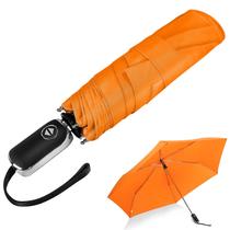 Guarda-chuva LEAGERA Compact Travel Arc 107 cm impermeável laranja