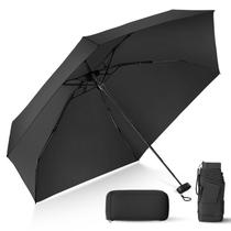 Guarda-chuva LEAGERA Compact Travel com estojo leve preto