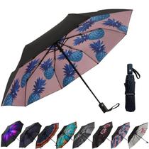 Guarda-chuva LLANxiry Small Compact Travel Abrir/Fechar Automaticamente