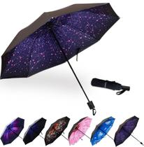 Guarda-chuva LLANxiry Small Compact Travel Windproof (Star)