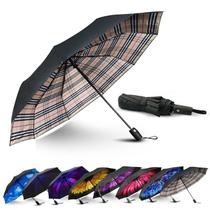 Guarda-chuva LLANxiry Windproof Travel Rain Folding 10 Ribs Guarda-chuva LLANxiry Windproof Travel Rain Folding 10 Ribs