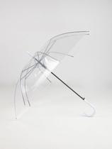 Guarda-Chuva Longo Automático Transparente 99cm BRANCO Guarda-Chuva Longo Automático Transparente 99cm BRANCO