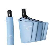 Guarda-chuva Mini Automático Dobrável Para Mulheres, Homens E Crianças, Anti-UV, À Prova De Vento,