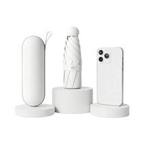 Guarda-chuva Mini Com Proteção UV Portátil Anti-UV Para Dias Ensolarados E Chuvosos Com 6 Varetas