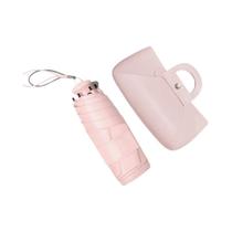 Guarda-chuva Mini Portátil Feminino Com Proteção Solar Anti-Ultravioleta Moda