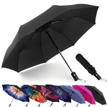 Guarda-chuva MRTLLOA Compact Windproof Travel 105 cm preto