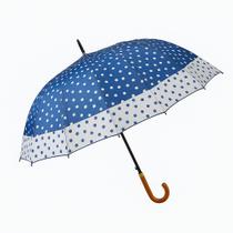 Guarda Chuva Poá 16 Varetas Extra Grande Forte Automático