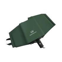 Guarda-chuva Preto Com Proteção UV, 24 Varetas, Totalmente Automático, Dobrável Em 3 Estágios, Com Guarda-chuva Preto Com Proteção UV, 24 Varetas, Totalmente Automático, Dobrável Em 3 Estágios, Com