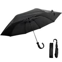 Guarda Chuva Preto Grande Com Abertura Automática Rápida