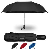 Guarda-chuva Prostorm Windproof Deep Dome com ventilação dupla preta