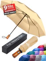 Guarda-chuva Raintrend Premium Windproof Travel Camel Bege