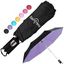 Guarda-chuva Raintrend Small Travel Compact Automatic Open Purple