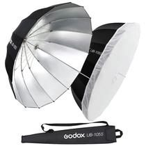Guarda-chuva reflexivo Godox UB-105S 105cm com capa de difusor Guarda-chuva reflexivo Godox UB-105S 105cm com capa de difusor