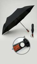 Guarda-chuva reforçado abre automático preto Guarda-chuva reforçado abre automático preto