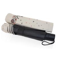 Guarda chuva Reforçado com Proteção Solar Grande Amplitude Tecido Resistente Cabe na Bolsa Abertura Manual - BORBOLETA