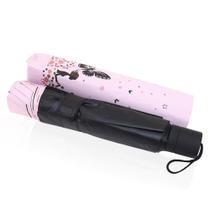 Guarda chuva Reforçado com Proteção UV Tecido Resistente Cabe na Bolsa Abertura Manual l BORBOLETA