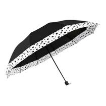 Guarda-Chuva Reforçado Preto com Capa L&Q 140x70cm