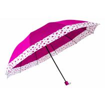 Guarda-Chuva Reforçado Rosa com Capa L&Q 140x70cm Guarda-Chuva Reforçado Rosa com Capa L&Q 140x70cm