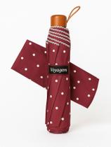 Guarda Chuva Reforçado Voyagem 010R - Contra o Vento VINHO